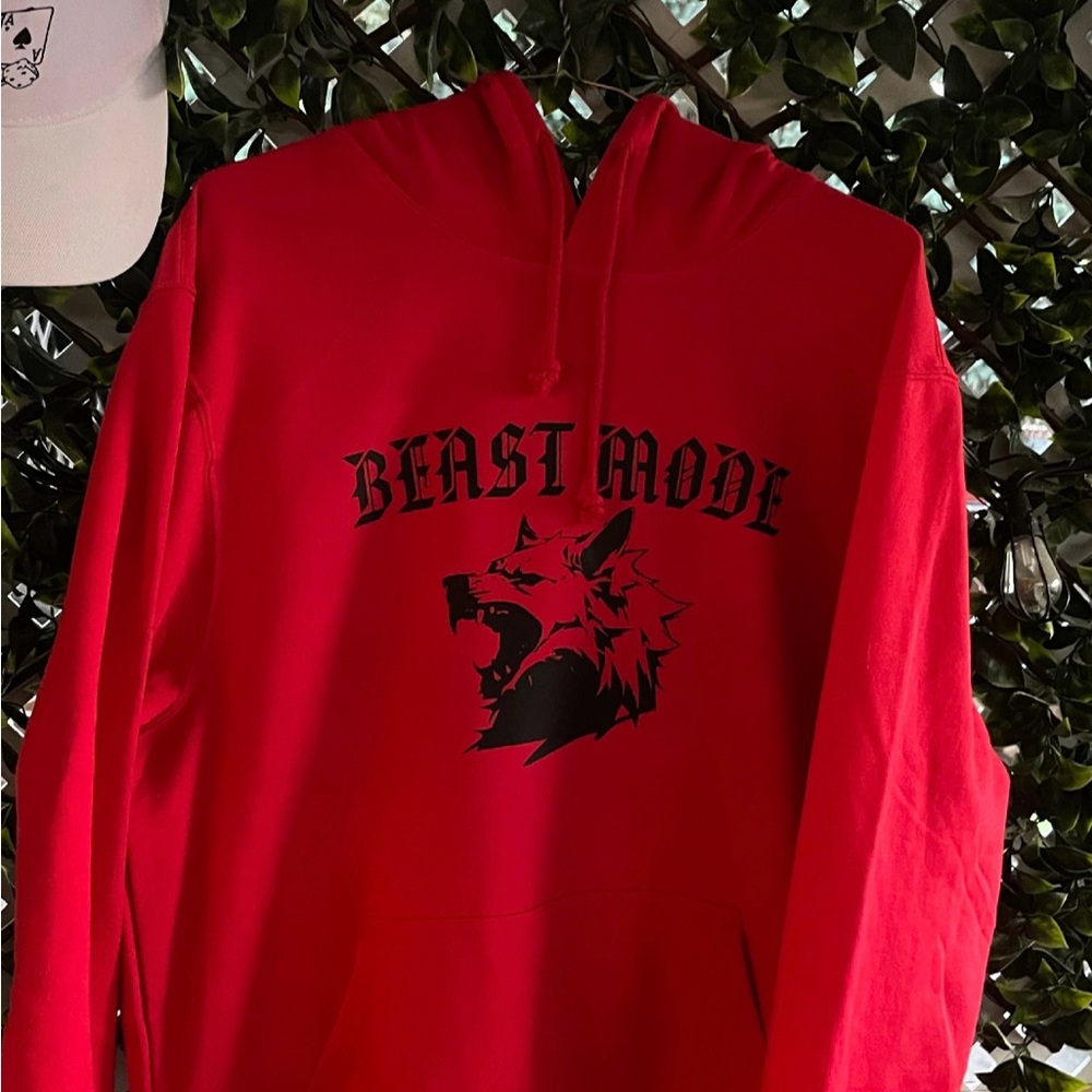 Beast Mode Red Men's Hoodie